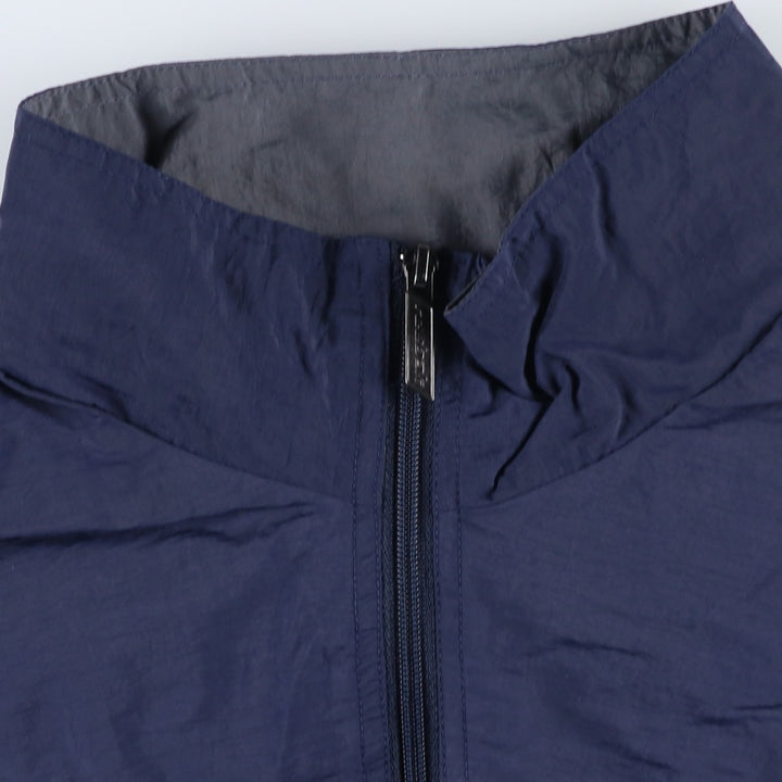 00s~ Reebok nylon jacket, men's size L Nylon navy blue type Vintage Second Hand