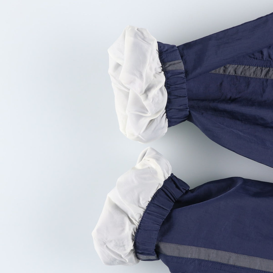 00s~ Reebok nylon jacket, men's size L Nylon navy blue type Vintage Second Hand