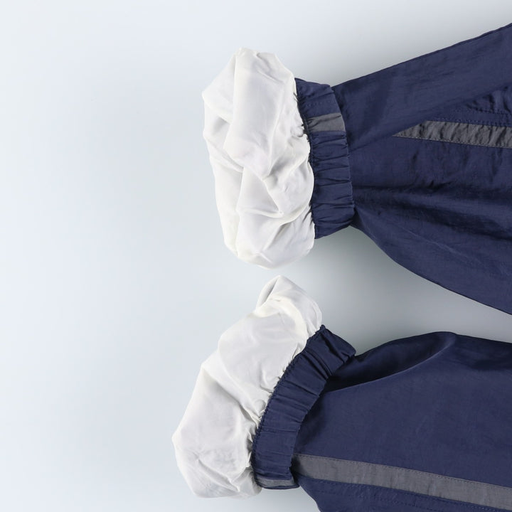 00s~ Reebok nylon jacket, men's size L Nylon navy blue type Vintage Second Hand