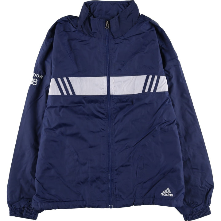 2000'S Adidas nylon jacket, men's size M Nylon Navy blue Vintage Second Hand