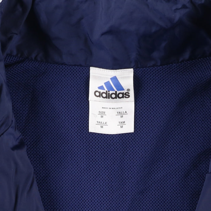 2000'S Adidas nylon jacket, men's size M Nylon Navy blue Vintage Second Hand