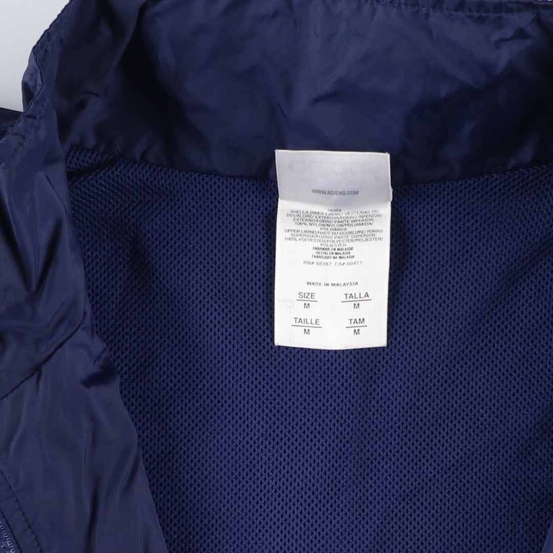 2000'S Adidas nylon jacket, men's size M Nylon Navy blue Vintage Second Hand