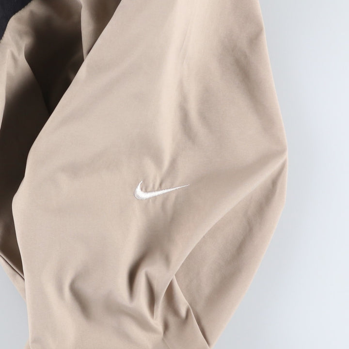2000s~ Nike Golf CLIMA-FIT Half-Zip Warm-Up Pullover, Men's XL polyester black type Vintage Second Hand