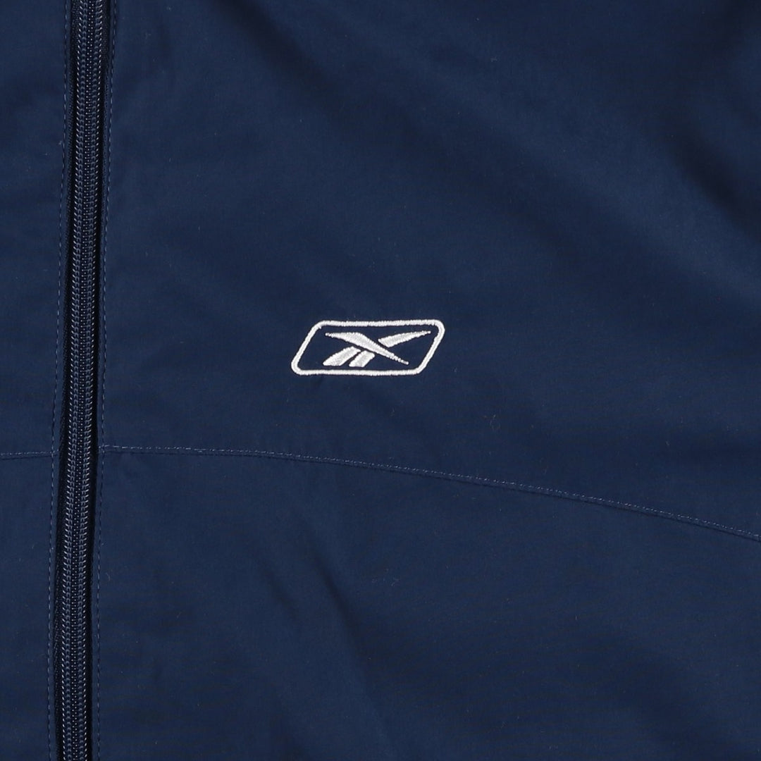 Reebok Windbreaker Men's XL unclear navy blue type Vintage Second Hand