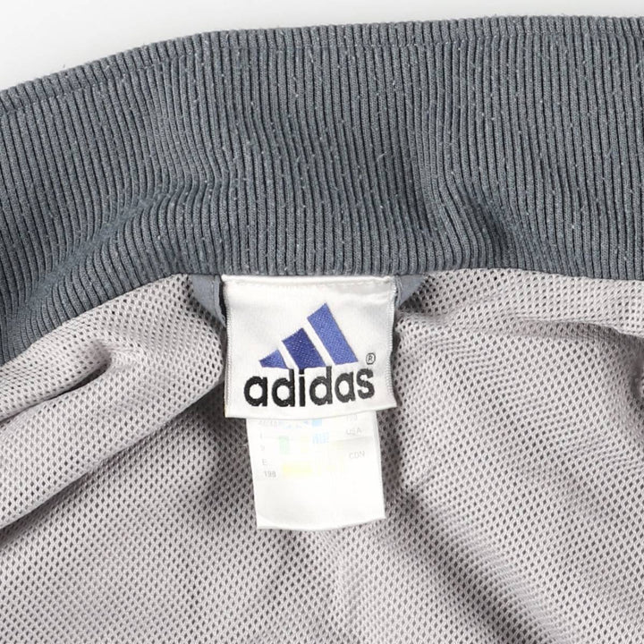 ~00'S Adidas windbreaker, men's size XL polyester gray type Vintage Second Hand