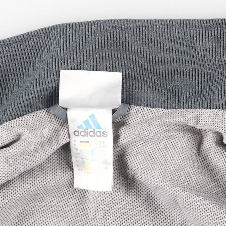 ~00'S Adidas windbreaker, men's size XL polyester gray type Vintage Second Hand
