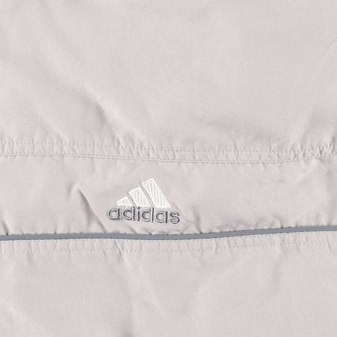~00'S Adidas windbreaker, men's size XL polyester gray type Vintage Second Hand