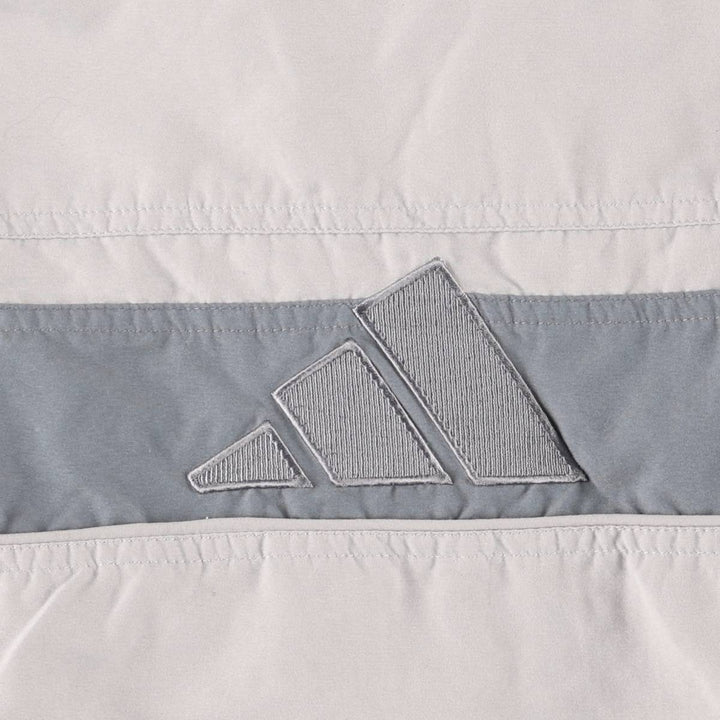 ~00'S Adidas windbreaker, men's size XL polyester gray type Vintage Second Hand