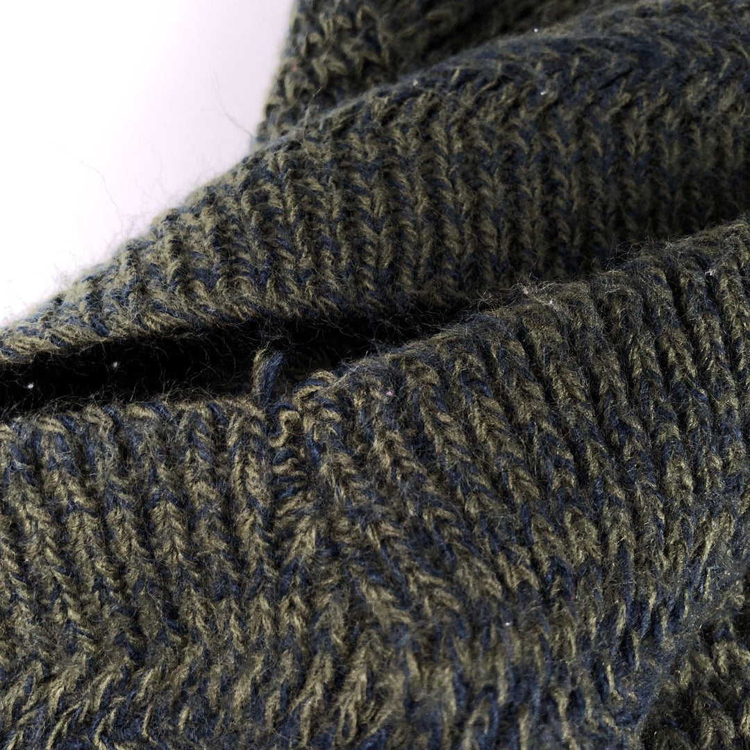 DAVID TAYLOR acrylic knit sweater, Made in USA, Men's size L acrylic green type Vintage Second Hand
