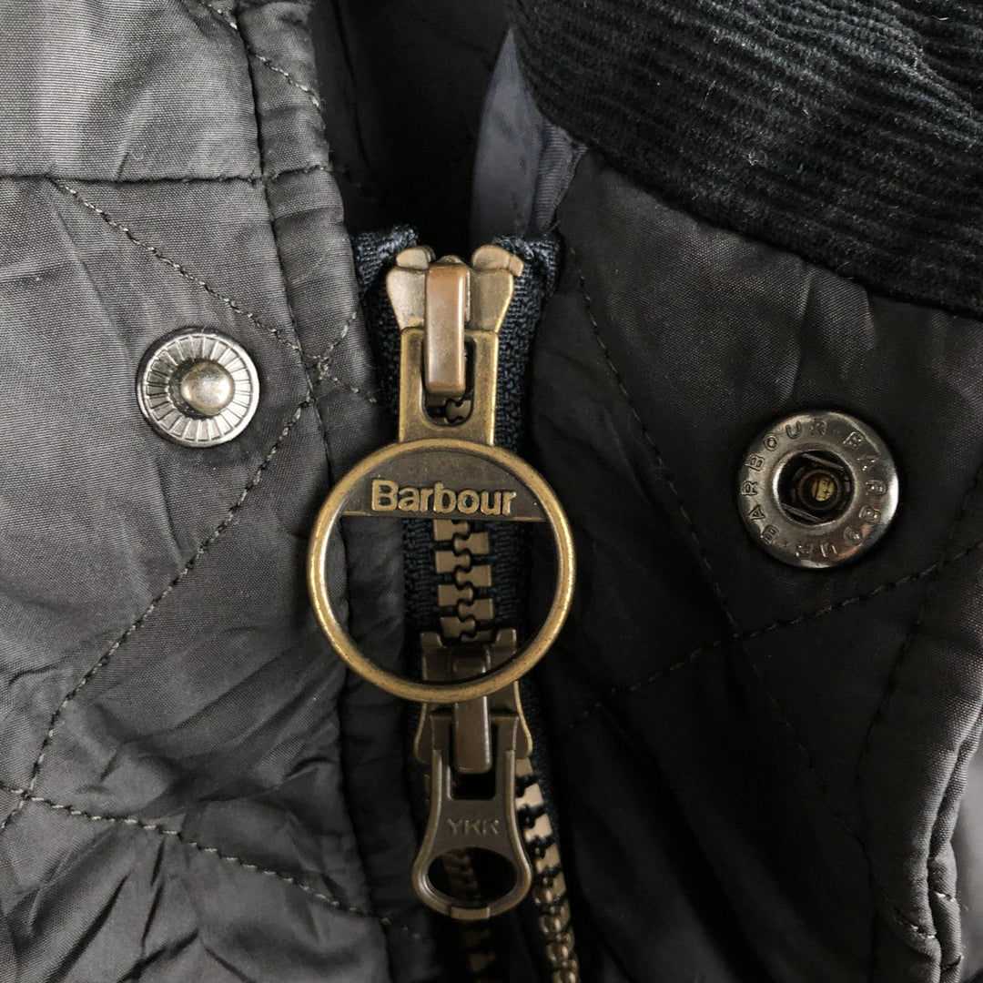 Barbour Chelsea Sport Quilted 3-Warrant Quilted Jacket, Men's Size L polyester black type Vintage Second Hand