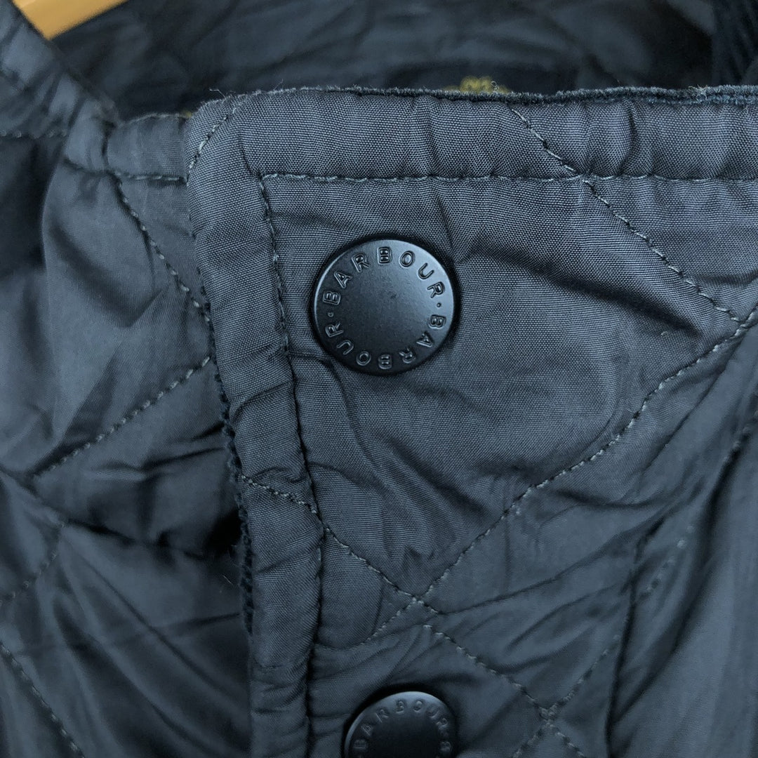 Barbour Chelsea Sport Quilted 3-Warrant Quilted Jacket, Men's Size L polyester black type Vintage Second Hand