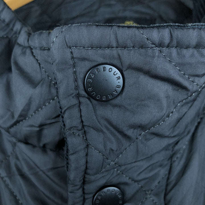 Barbour Chelsea Sport Quilted 3-Warrant Quilted Jacket, Men's Size L polyester black type Vintage Second Hand