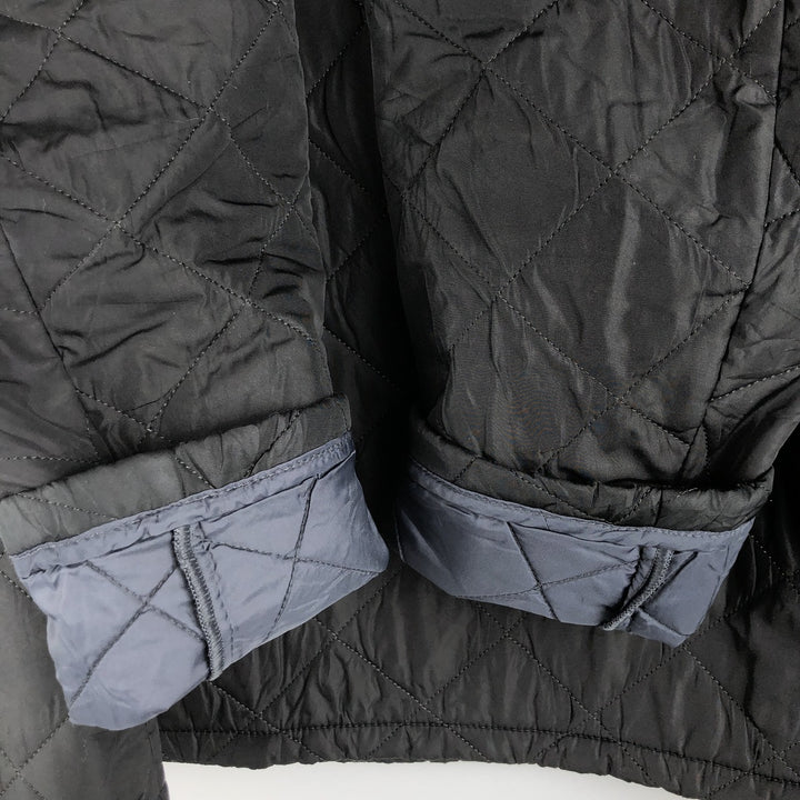 Barbour Chelsea Sport Quilted 3-Warrant Quilted Jacket, Men's Size L polyester black type Vintage Second Hand