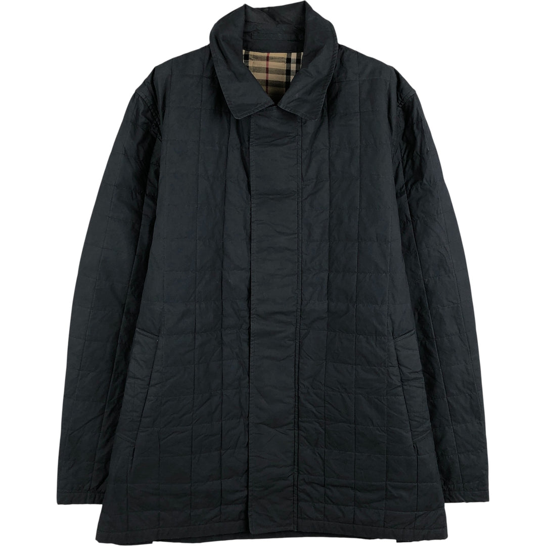 Burberry's BURBERRY LONDON 100% Cotton Padded Puffer Jacket, Made in England, Men's Size M cotton black type Vintage Second Hand
