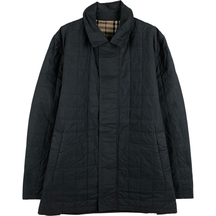 Burberry's BURBERRY LONDON 100% Cotton Padded Puffer Jacket, Made in England, Men's Size M cotton black type Vintage Second Hand