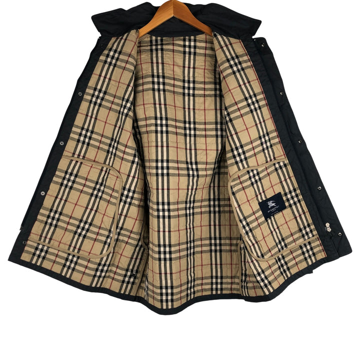 Burberry's BURBERRY LONDON 100% Cotton Padded Puffer Jacket, Made in England, Men's Size M cotton black type Vintage Second Hand