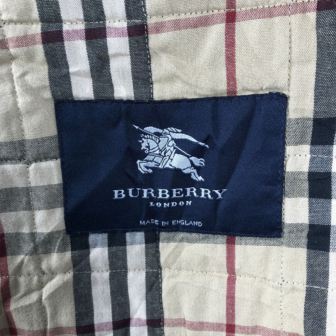 Burberry's BURBERRY LONDON 100% Cotton Padded Puffer Jacket, Made in England, Men's Size M cotton black type Vintage Second Hand