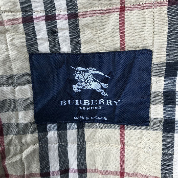 Burberry's BURBERRY LONDON 100% Cotton Padded Puffer Jacket, Made in England, Men's Size M cotton black type Vintage Second Hand