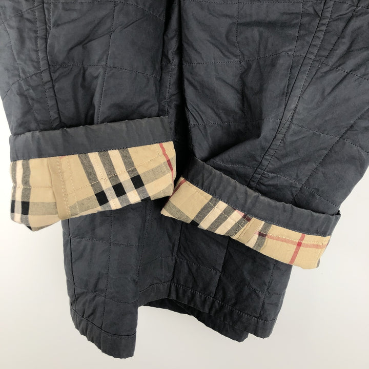 Burberry's BURBERRY LONDON 100% Cotton Padded Puffer Jacket, Made in England, Men's Size M cotton black type Vintage Second Hand