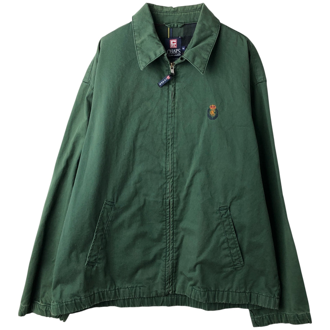 Ralph Lauren CHAPS Swing Top Sports Jacket, Men's Size M (approx.) cotton green type Vintage Second Hand