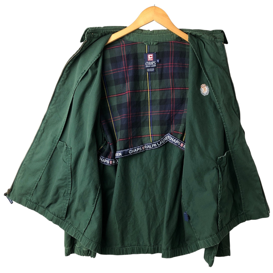 Ralph Lauren CHAPS Swing Top Sports Jacket, Men's Size M (approx.) cotton green type Vintage Second Hand
