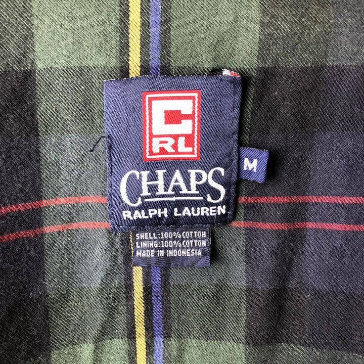 Ralph Lauren CHAPS Swing Top Sports Jacket, Men's Size M (approx.) cotton green type Vintage Second Hand