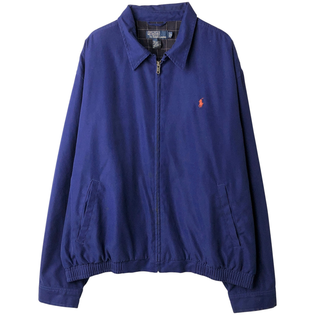 Ralph Lauren POLO by Ralph Lauren Swing Top Sports Jacket Men's XL polyester blue type Vintage Second Hand