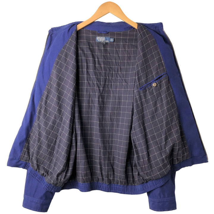 Ralph Lauren POLO by Ralph Lauren Swing Top Sports Jacket Men's XL polyester blue type Vintage Second Hand