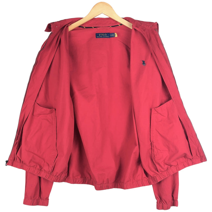 Ralph Lauren POLO RALPH LAUREN Swing Top Sports Jacket Men's XL cotton red type Vintage Second Hand