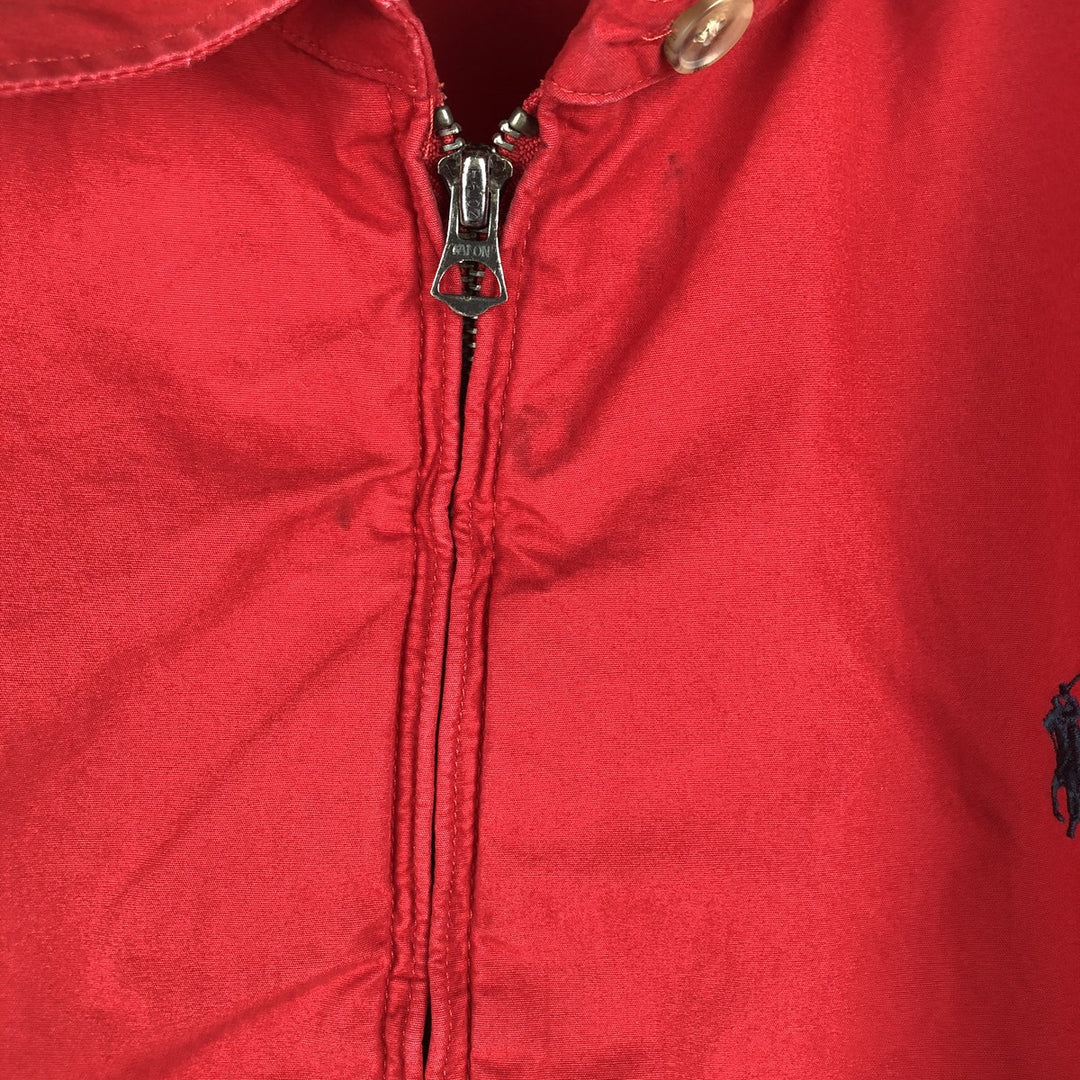 Ralph Lauren POLO RALPH LAUREN Swing Top Sports Jacket Men's XL cotton red type Vintage Second Hand