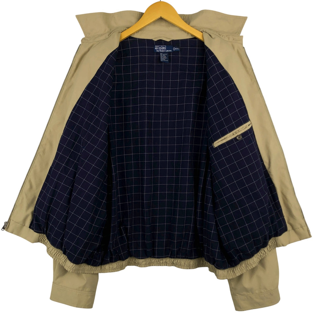 Ralph Lauren POLO by Ralph Lauren Swing Top Sports Jacket Men's XXL polyester Beige type Vintage Second Hand