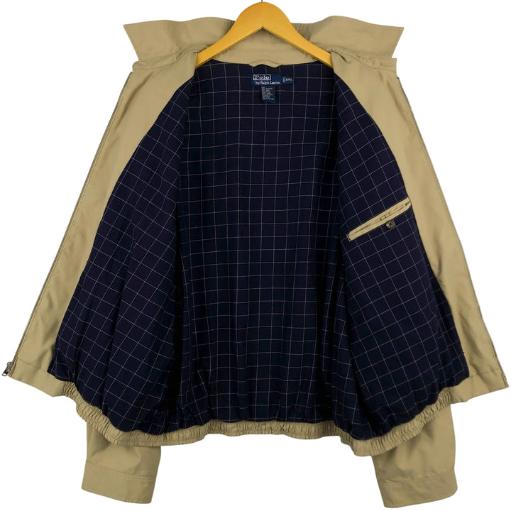 Ralph Lauren POLO by Ralph Lauren Swing Top Sports Jacket Men's XXL polyester Beige type Vintage Second Hand