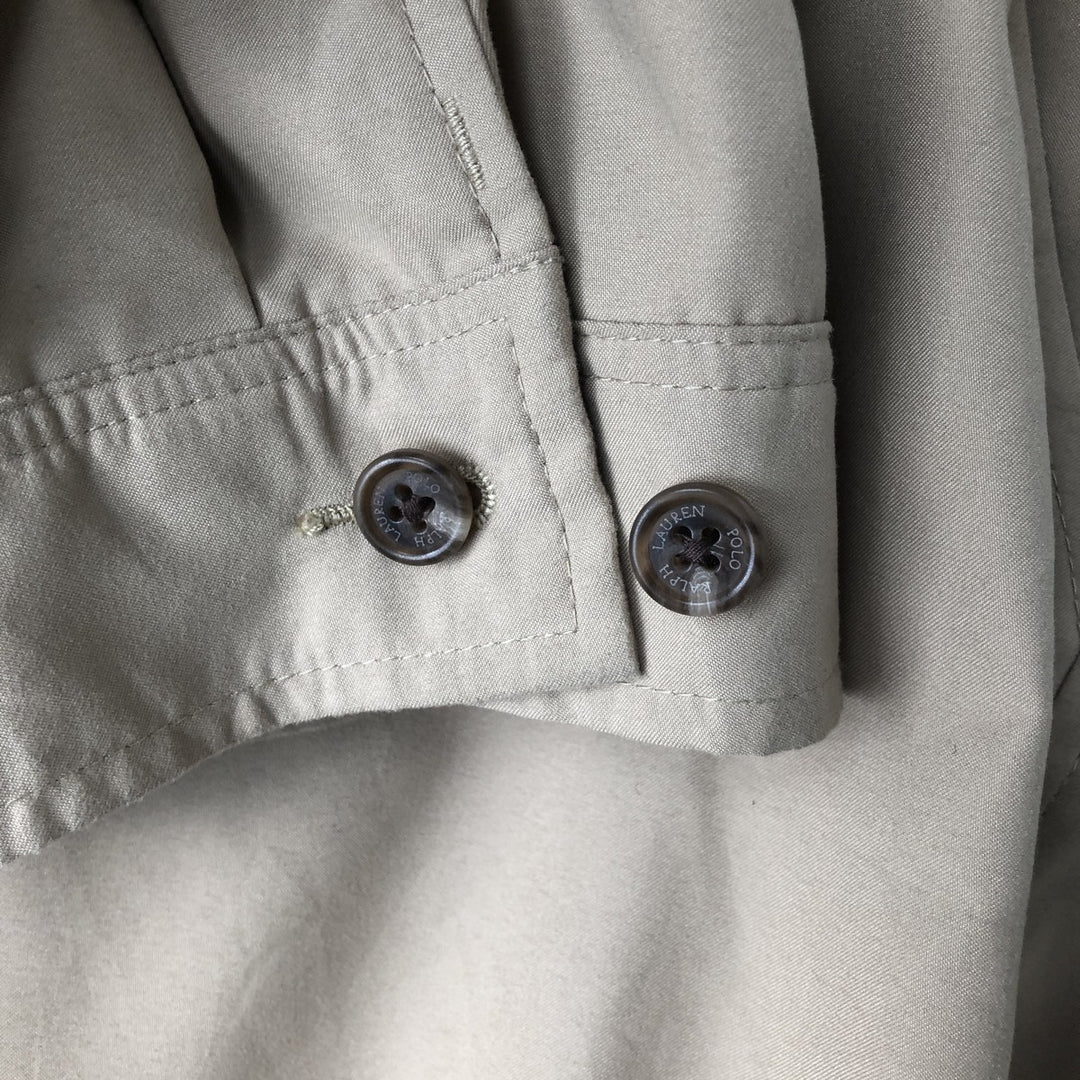 Ralph Lauren POLO by Ralph Lauren Swing Top Sports Jacket Men's XXL polyester Beige type Vintage Second Hand