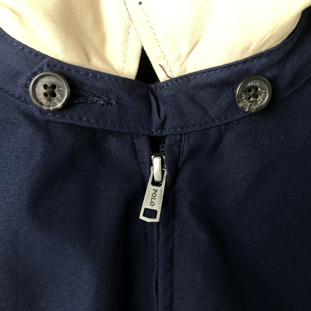 Ralph Lauren POLO by Ralph Lauren Swing Top Sports Jacket Men's L size polyester navy blue type Vintage Second Hand