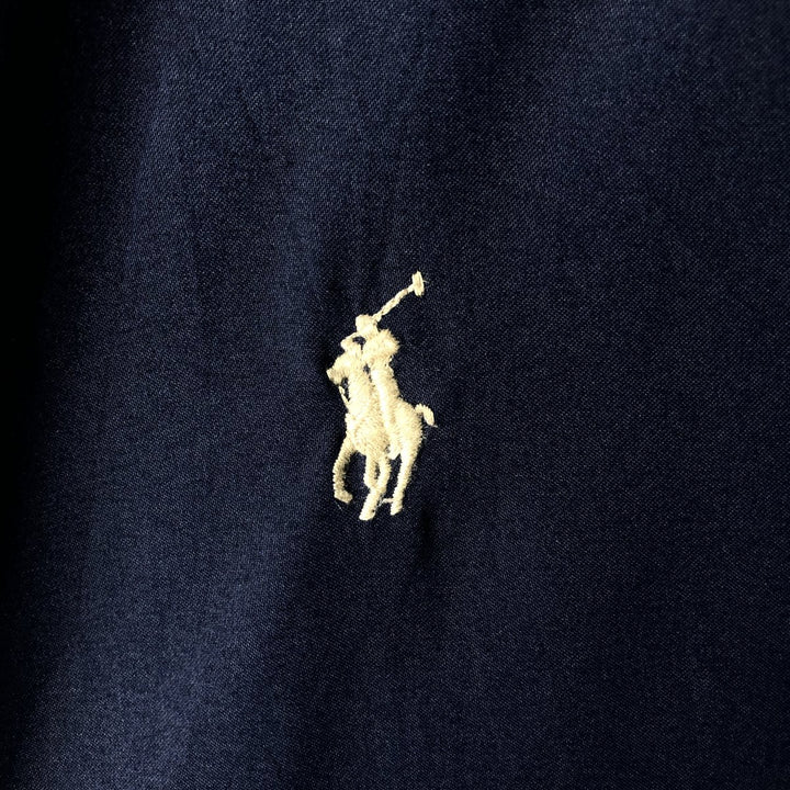 Ralph Lauren POLO by Ralph Lauren Swing Top Sports Jacket Men's L size polyester navy blue type Vintage Second Hand