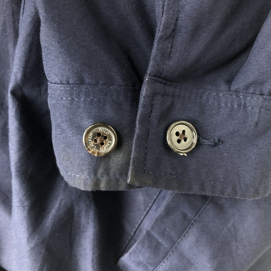 Ralph Lauren POLO by Ralph Lauren Swing Top Sports Jacket Men's L size polyester navy blue type Vintage Second Hand