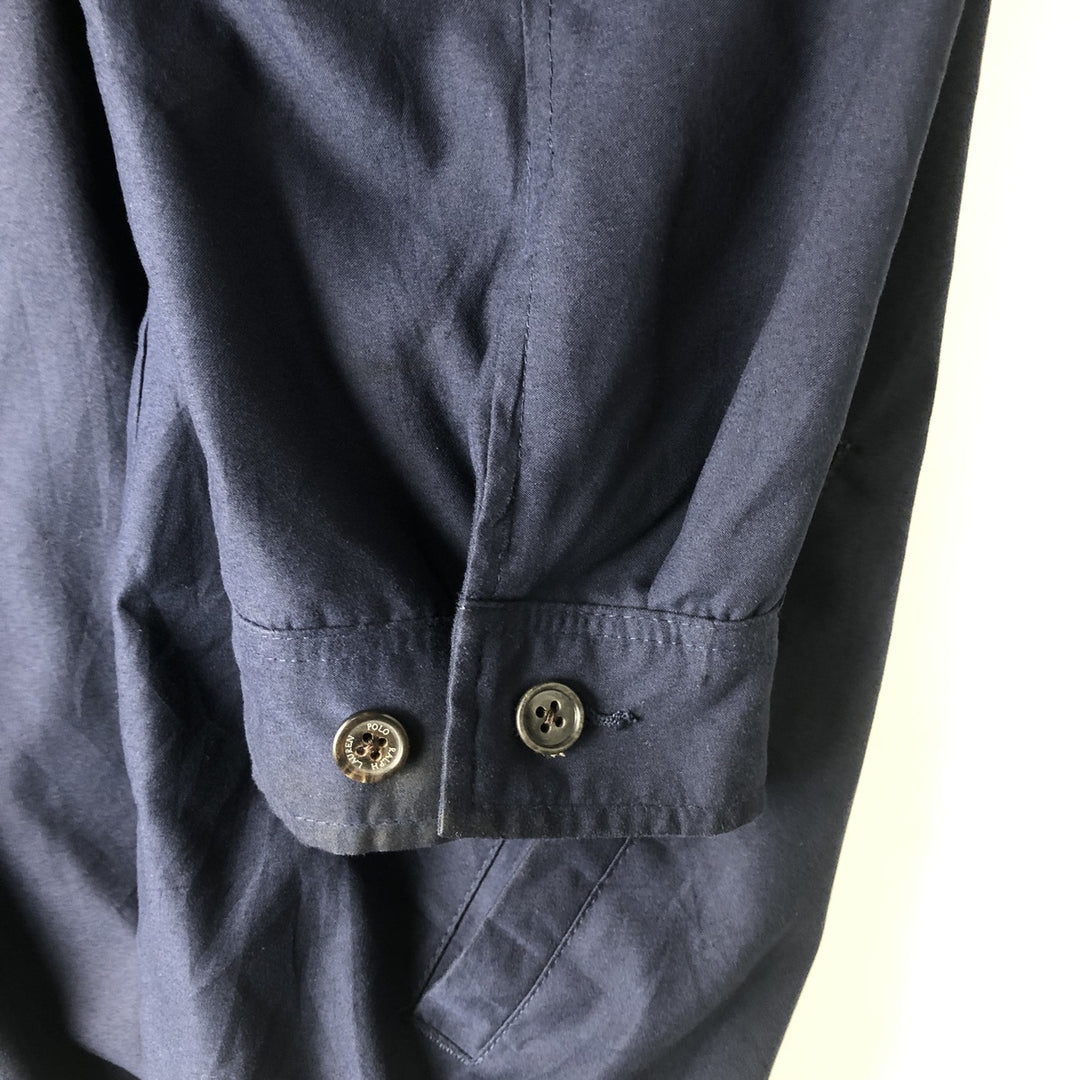 Ralph Lauren POLO by Ralph Lauren Swing Top Sports Jacket Men's L size polyester navy blue type Vintage Second Hand