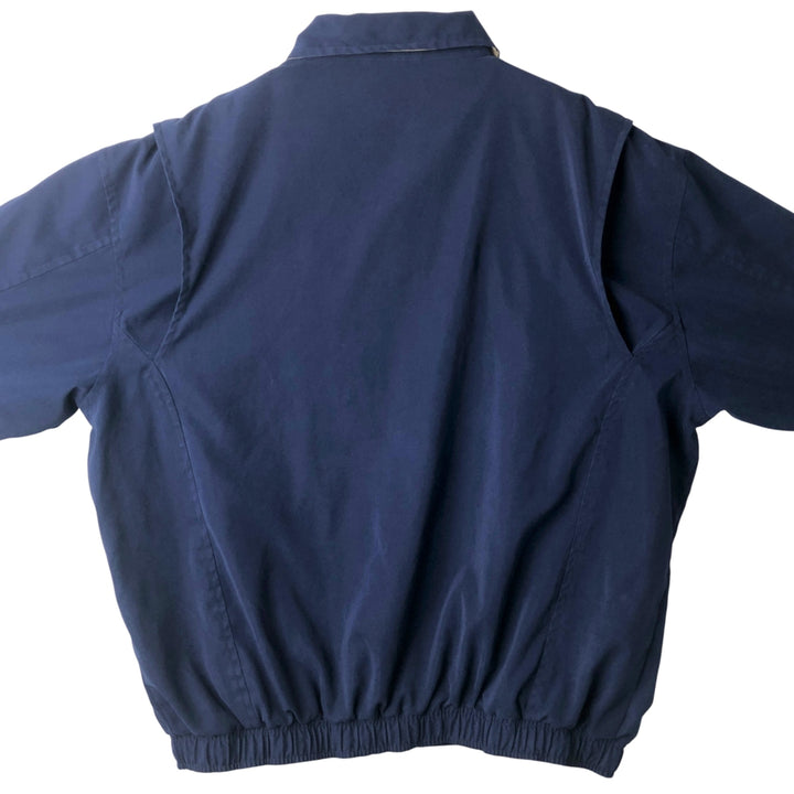 Ralph Lauren POLO GOLF Swing Top Sports Jacket Men's Size L polyester navy blue type Vintage Second Hand