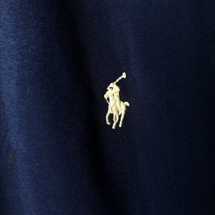 Ralph Lauren POLO GOLF Swing Top Sports Jacket Men's Size L polyester navy blue type Vintage Second Hand