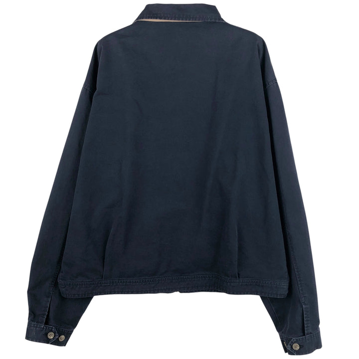 Ralph Lauren POLO by Ralph Lauren Swing Top Sports Jacket Men's XL cotton navy blue type Vintage Second Hand