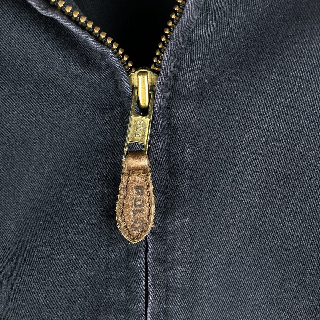 Ralph Lauren POLO by Ralph Lauren Swing Top Sports Jacket Men's XL cotton navy blue type Vintage Second Hand