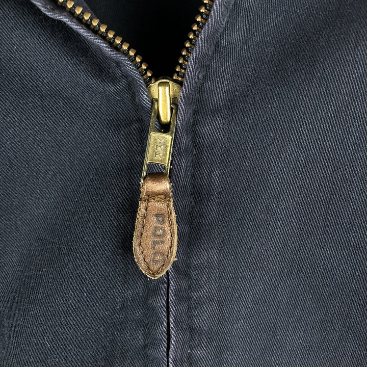 Ralph Lauren POLO by Ralph Lauren Swing Top Sports Jacket Men's XL cotton navy blue type Vintage Second Hand