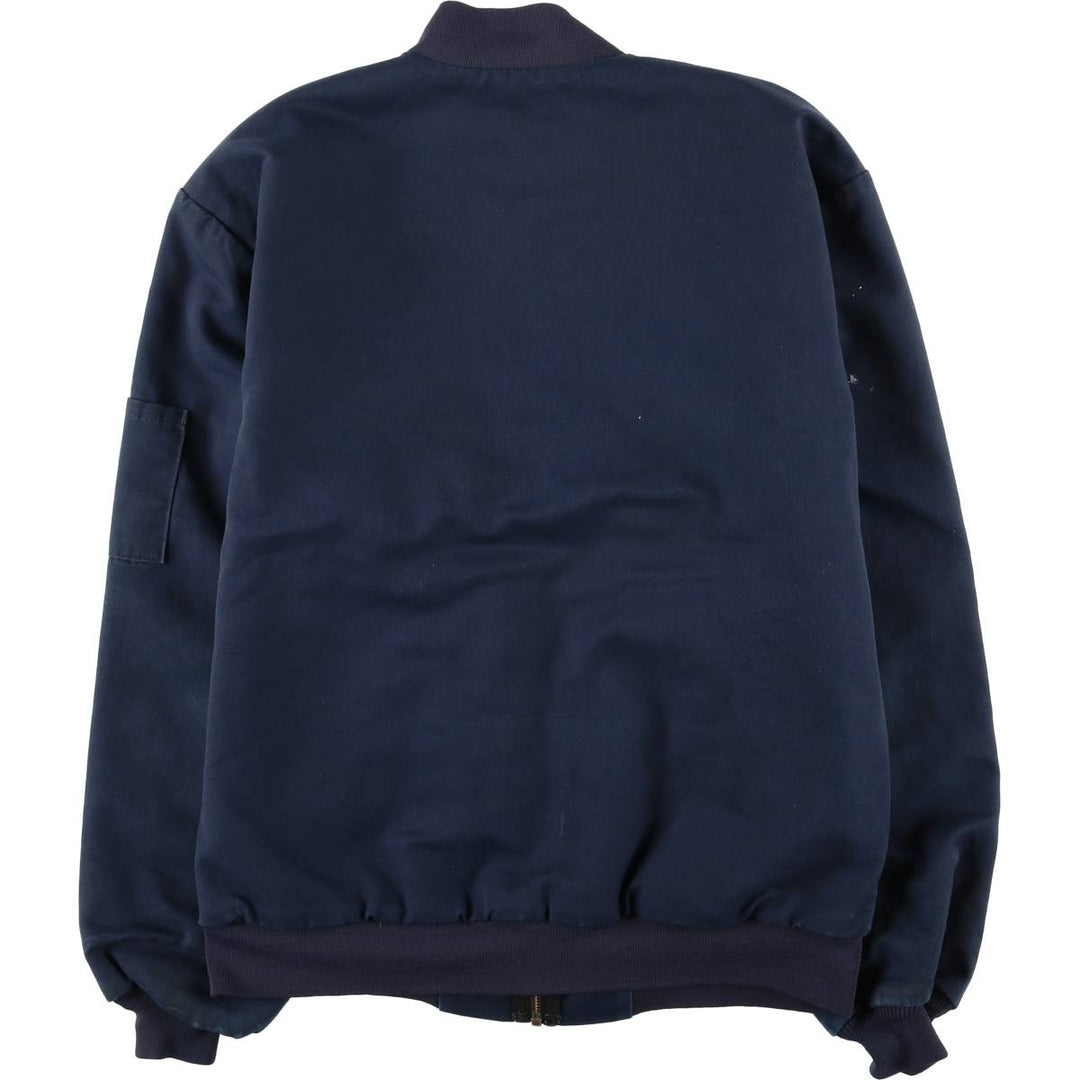 Vintage 1990'S Red Kap work jacket, size M, men's polyester navy blue type Vintage Second Hand