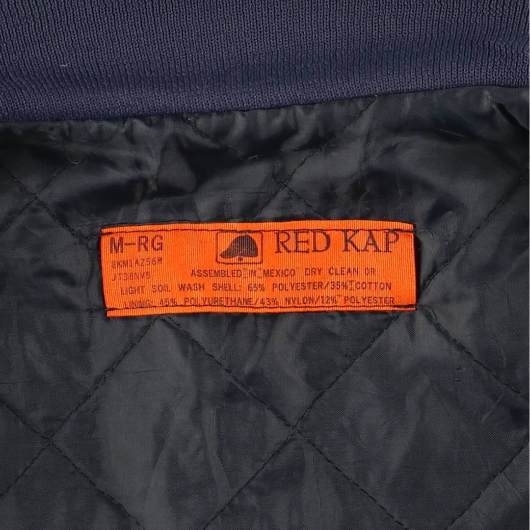 Vintage 1990'S Red Kap work jacket, size M, men's polyester navy blue type Vintage Second Hand