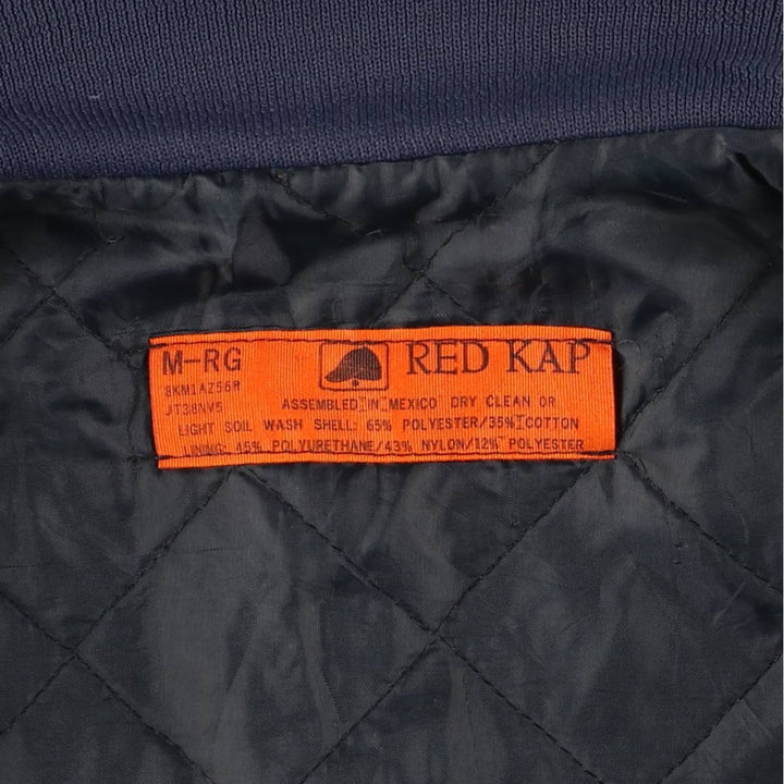 Vintage 1990'S Red Kap work jacket, size M, men's polyester navy blue type Vintage Second Hand
