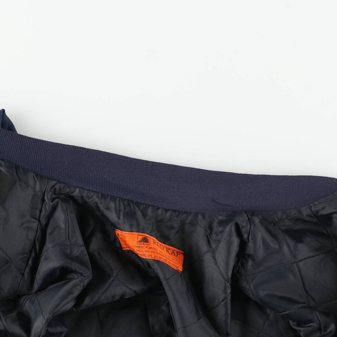 Vintage 1990'S Red Kap work jacket, size M, men's polyester navy blue type Vintage Second Hand