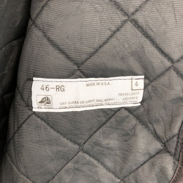 90'S Red Kap Work Jacket, Made in USA, Men's Size L, Vintage polyester gray type Vintage Second Hand