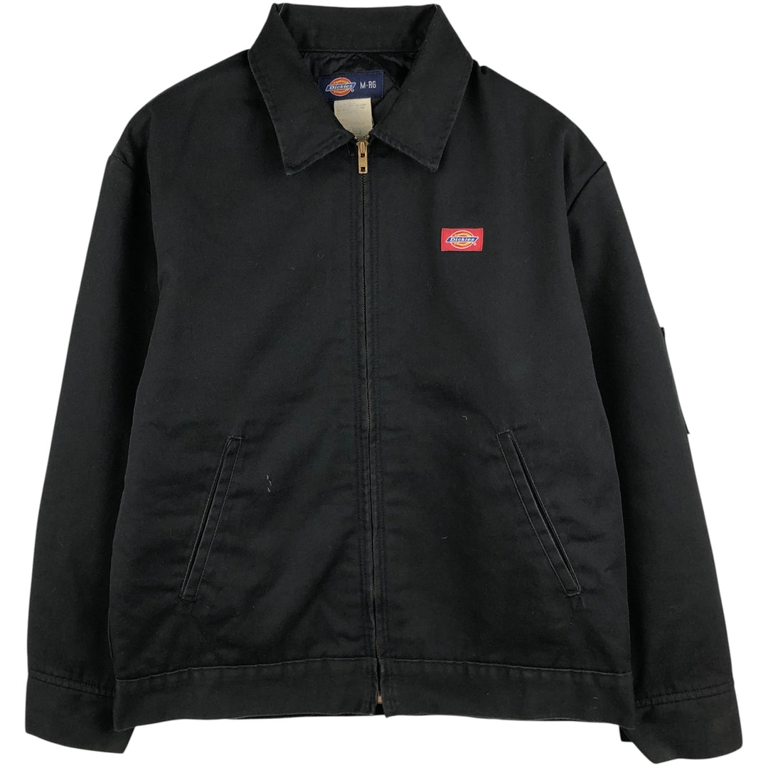 Dickies padded work jacket, men's size M Polyurethane black type Vintage Second Hand