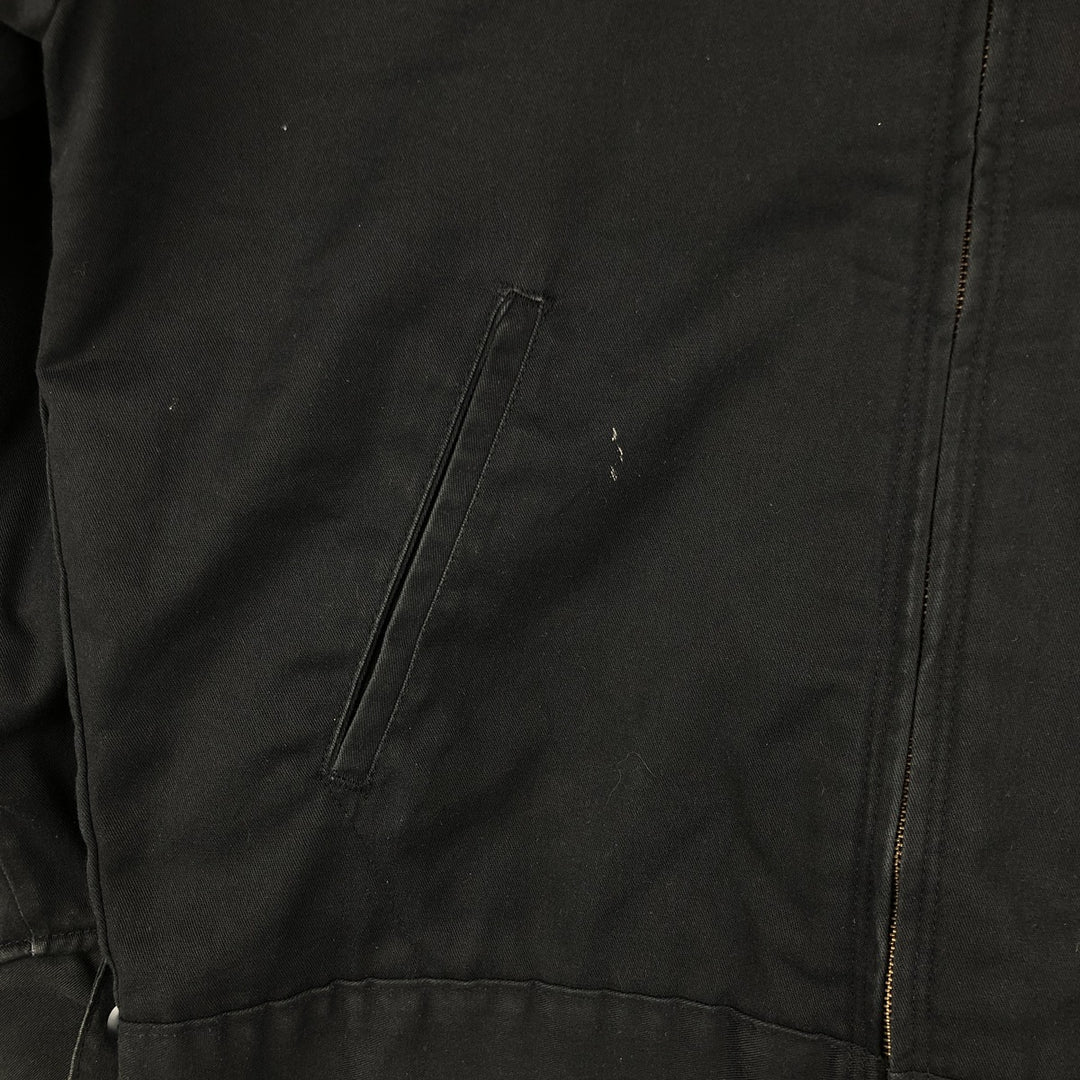 Dickies padded work jacket, men's size M Polyurethane black type Vintage Second Hand