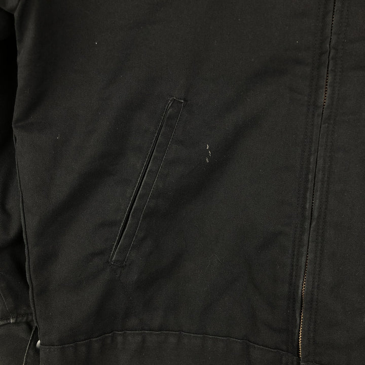 Dickies padded work jacket, men's size M Polyurethane black type Vintage Second Hand